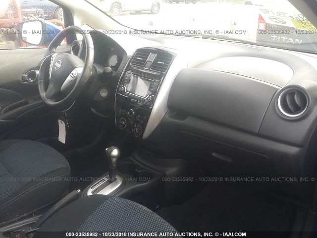 3N1CE2CP3FL385555 - 2015 NISSAN VERSA NOTE S/S PLUS/SV/SL/SR BLUE photo 5