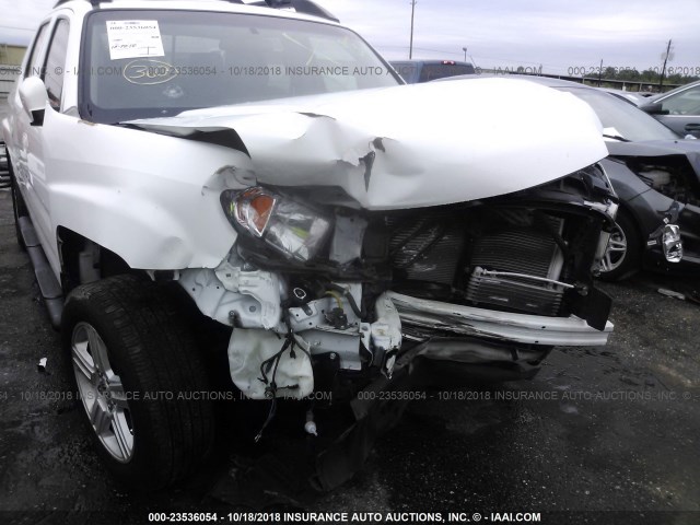 5FPYK1F56BB453671 - 2011 HONDA RIDGELINE RTL WHITE photo 6