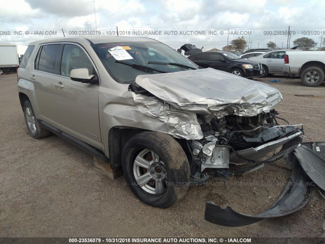 2GKALMEKXF6368798 - 2015 GMC TERRAIN SLE TAN photo 1