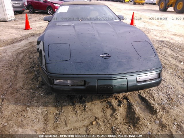 1G1YY32PXS5107627 - 1995 CHEVROLET CORVETTE GREEN photo 6