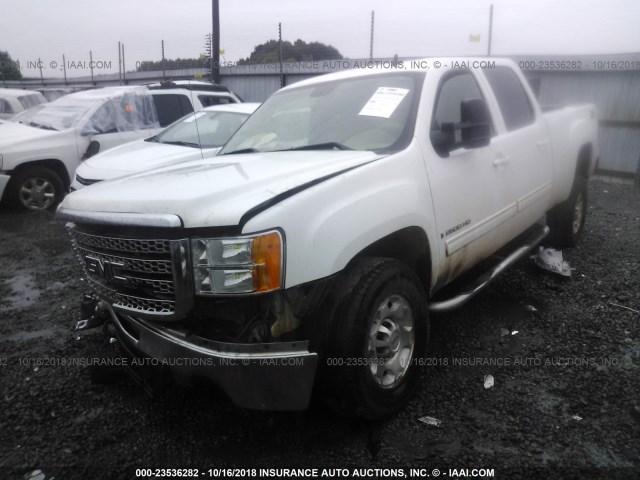 1GTHK63K99F168209 - 2009 GMC SIERRA K2500 SLT WHITE photo 2