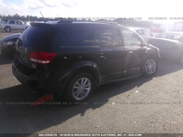 3C4PDCBGXFT742707 - 2015 DODGE JOURNEY SXT BLACK photo 4