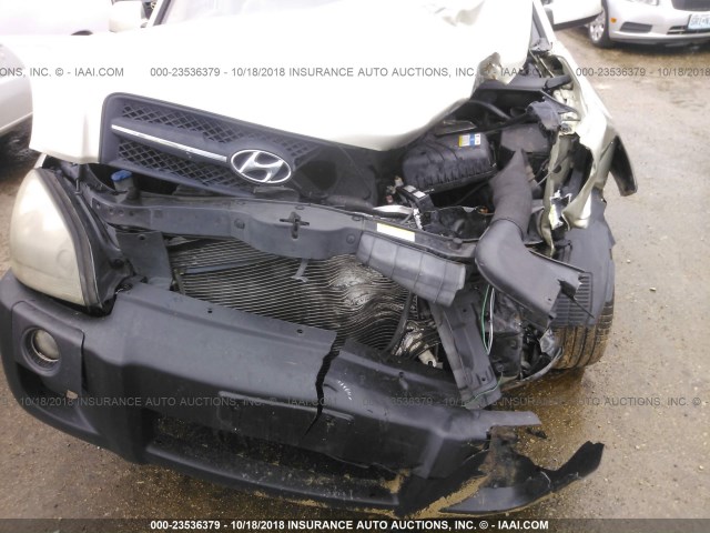 KM8JN12D07U544511 - 2007 HYUNDAI TUCSON SE/LIMITED GREEN photo 6