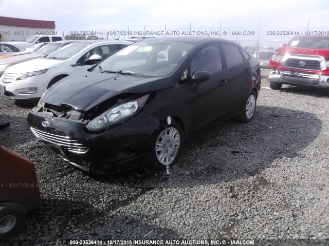 3FADP4AJ1GM162101 - 2016 FORD FIESTA S BLACK photo 2