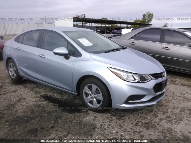 1G1BC5SM1J7148866 - 2018 CHEVROLET CRUZE LS Light Blue photo 1