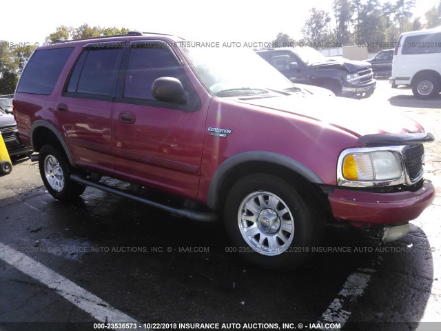 1FMRU15L12LA28066 - 2002 FORD EXPEDITION XLT RED photo 1