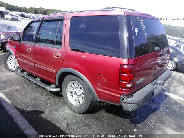 1FMRU15L12LA28066 - 2002 FORD EXPEDITION XLT RED photo 3