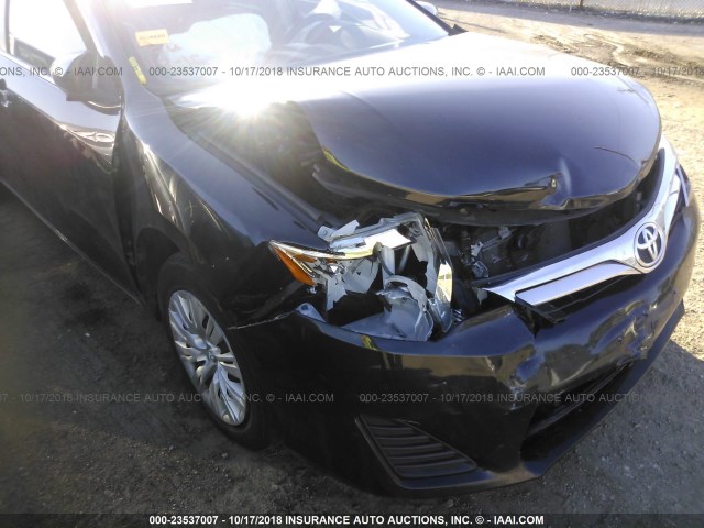 4T1BF1FK3DU715838 - 2013 TOYOTA CAMRY L/SE/LE/XLE შავი ფოტო 6
