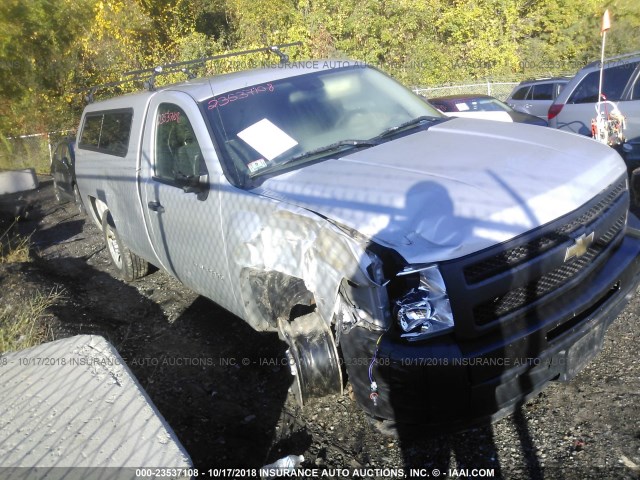 1GCPCPEX8AZ297357 - 2010 CHEVROLET SILVERADO C1500 SILVER photo 1