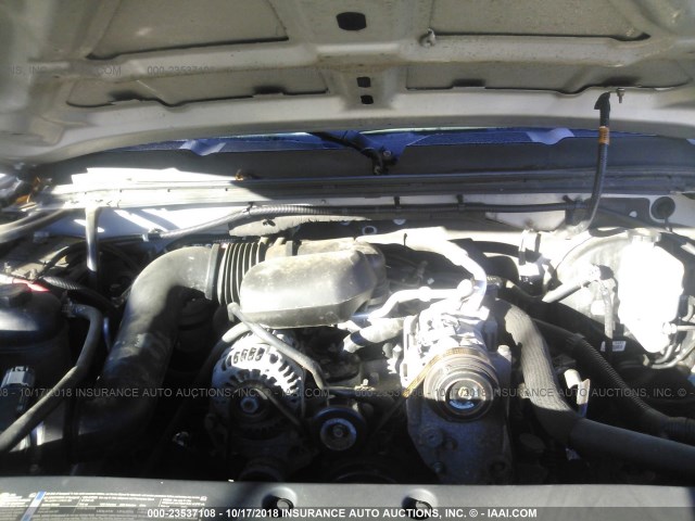 1GCPCPEX8AZ297357 - 2010 CHEVROLET SILVERADO C1500 SILVER photo 10