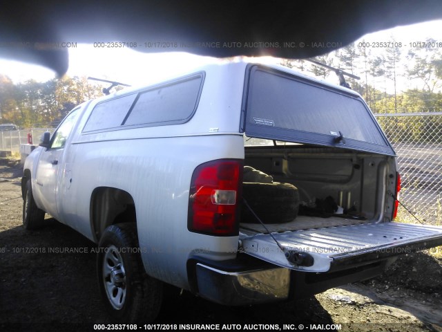 1GCPCPEX8AZ297357 - 2010 CHEVROLET SILVERADO C1500 SILVER photo 3