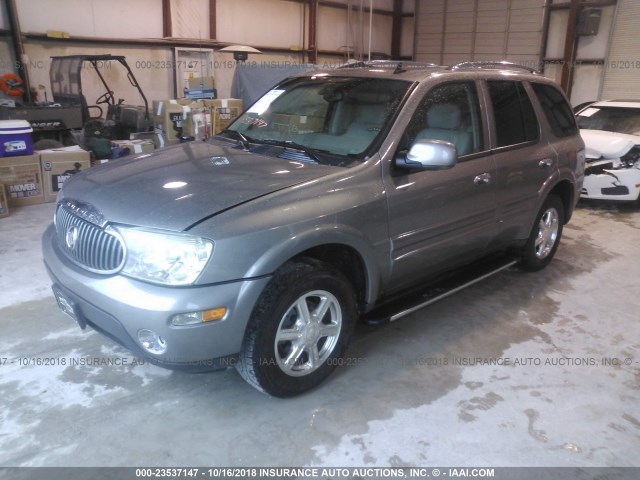 5GADS13S362175985 - 2006 BUICK RAINIER CXL GRAY photo 2