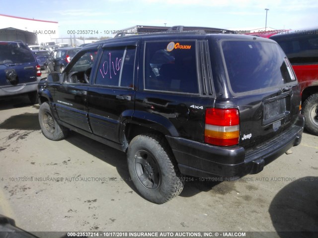 1J4GZ48S0WC343488 - 1998 JEEP GRAND CHEROKEE LAREDO/SPECIAL BLACK photo 3