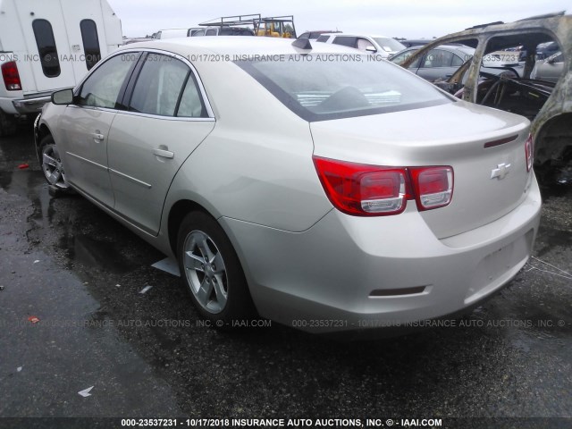 1G11B5SA3DF190020 - 2013 CHEVROLET MALIBU LS 金色 照片 3