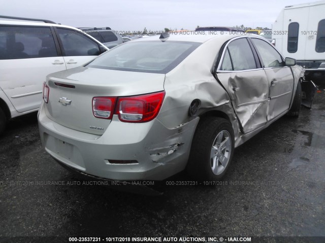 1G11B5SA3DF190020 - 2013 CHEVROLET MALIBU LS 金色 照片 4