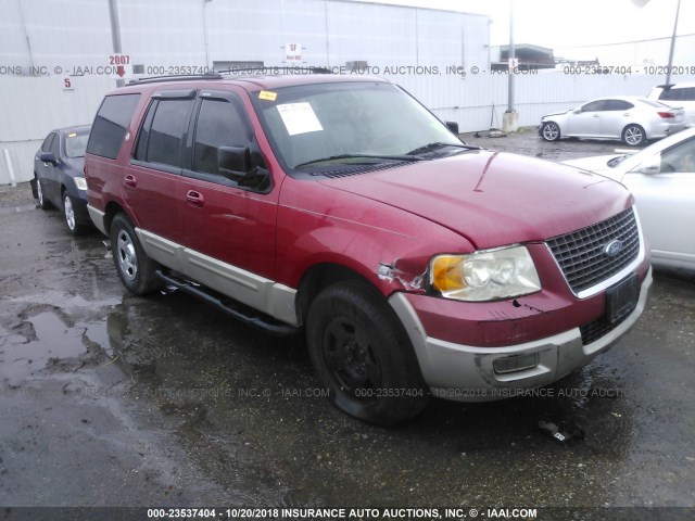 1FMRU15W33LB81754 - 2003 FORD EXPEDITION XLT RED photo 1