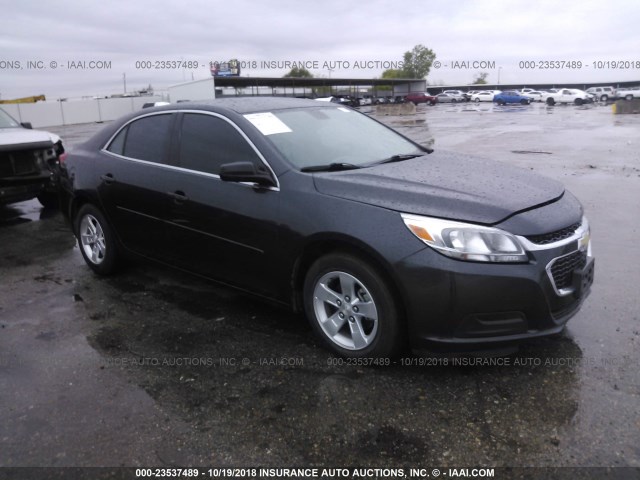 1G11B5SL3EF222595 - 2014 CHEVROLET MALIBU LS GRAY photo 1