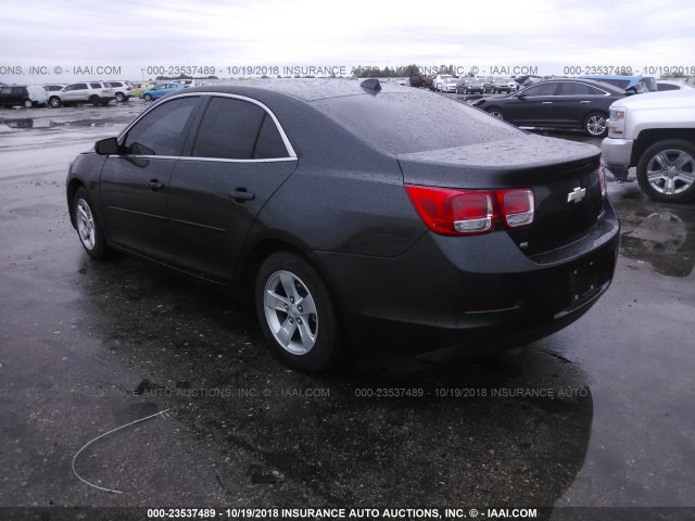 1G11B5SL3EF222595 - 2014 CHEVROLET MALIBU LS GRAY photo 3