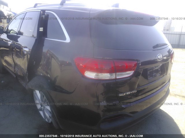 5XYPGDA52GG141345 - 2016 KIA SORENTO LX/L Champagne photo 6