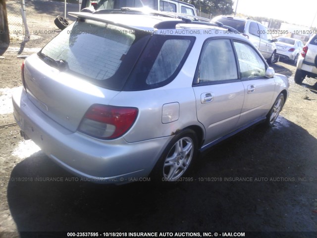 JF1GG29662G835162 - 2002 SUBARU IMPREZA WRX GRAY photo 4