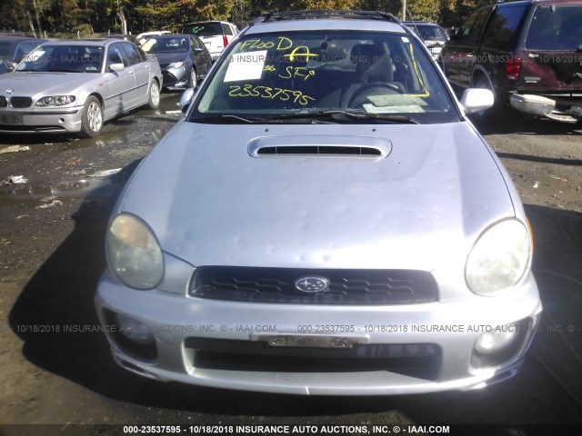 JF1GG29662G835162 - 2002 SUBARU IMPREZA WRX GRAY photo 6