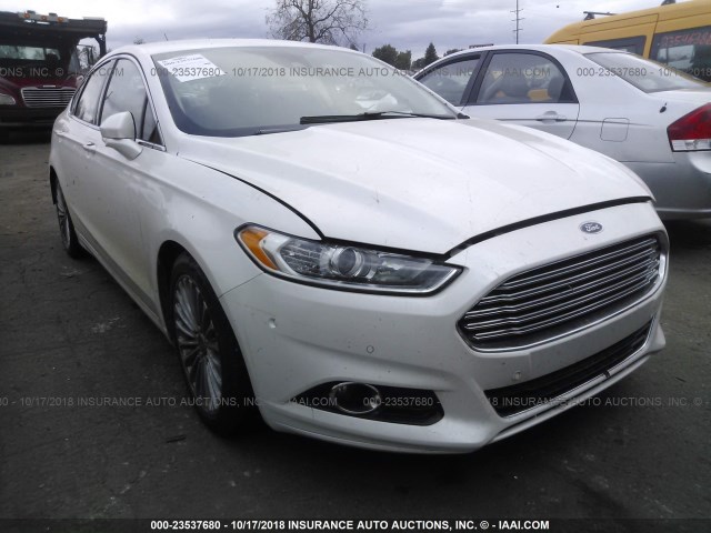 3FA6P0D95FR285534 - 2015 FORD FUSION TITANIUM WHITE photo 6