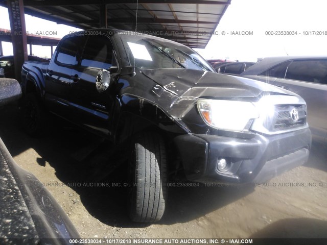3TMJU4GN8CM127579 - 2012 TOYOTA TACOMA DOUBLE CAB PRERUNNER BLACK photo 1
