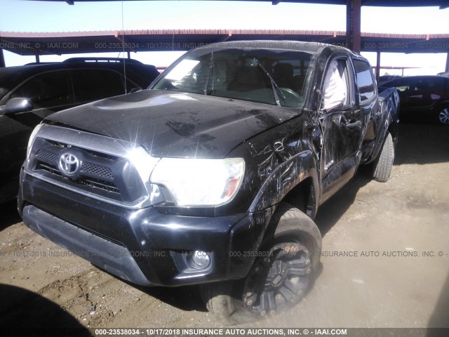 3TMJU4GN8CM127579 - 2012 TOYOTA TACOMA DOUBLE CAB PRERUNNER BLACK photo 2