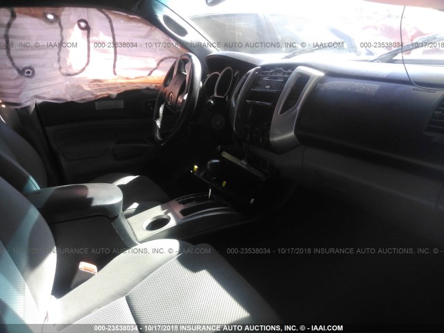 3TMJU4GN8CM127579 - 2012 TOYOTA TACOMA DOUBLE CAB PRERUNNER BLACK photo 5