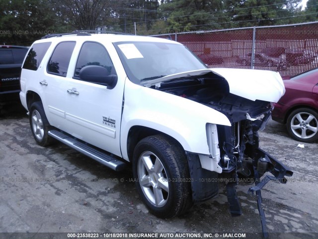 1GNSCBE08BR366461 - 2011 CHEVROLET TAHOE C1500 LT WHITE photo 1