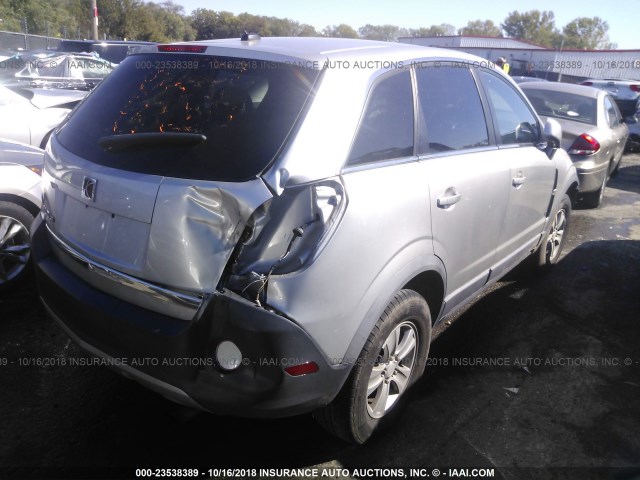 3GSCL33P58S551788 - 2008 SATURN VUE XE SILVER photo 4