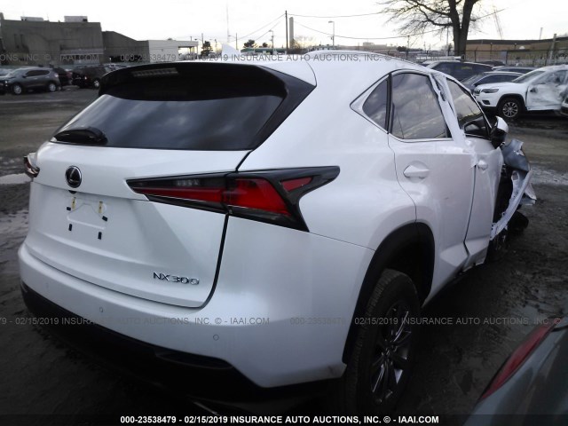 JTJBARBZ1J2158114 - 2018 LEXUS NX 300/BASE/F SPORT WHITE photo 4