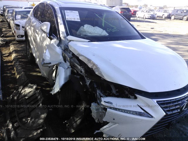 JTJBARBZ1J2158114 - 2018 LEXUS NX 300/BASE/F SPORT WHITE photo 6