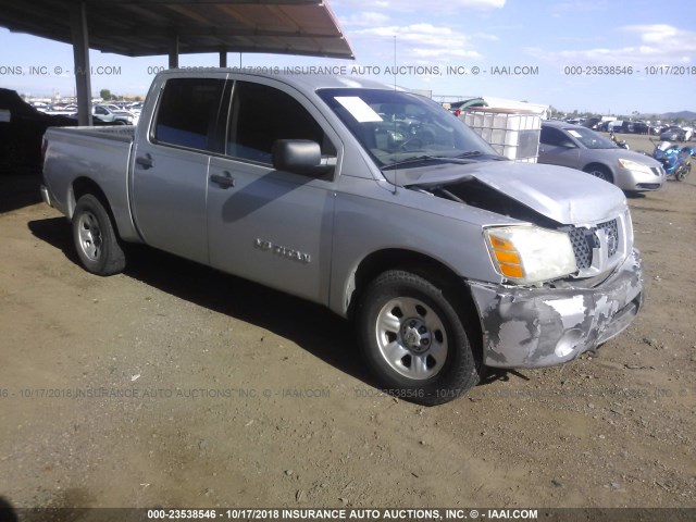 1N6AA07A36N533971 - 2006 NISSAN TITAN XE/SE/LE SILVER photo 1