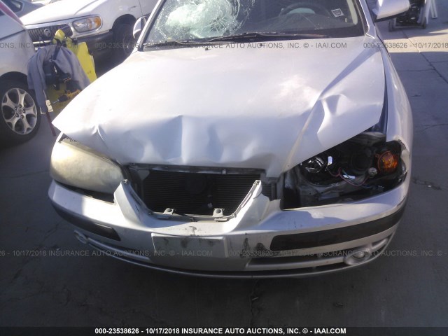 KMHDN56DX5U144290 - 2005 HYUNDAI ELANTRA GLS/GT SILVER photo 6