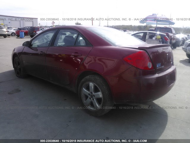 1G2ZH58N874205005 - 2007 PONTIAC G6 GT RED photo 3