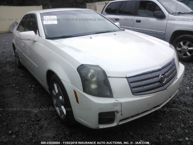 1G6DP577660100323 - 2006 CADILLAC CTS HI FEATURE V6 WHITE photo 1