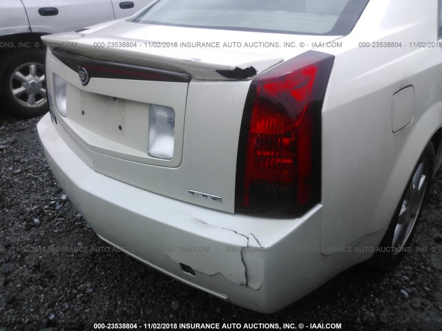 1G6DP577660100323 - 2006 CADILLAC CTS HI FEATURE V6 WHITE photo 6