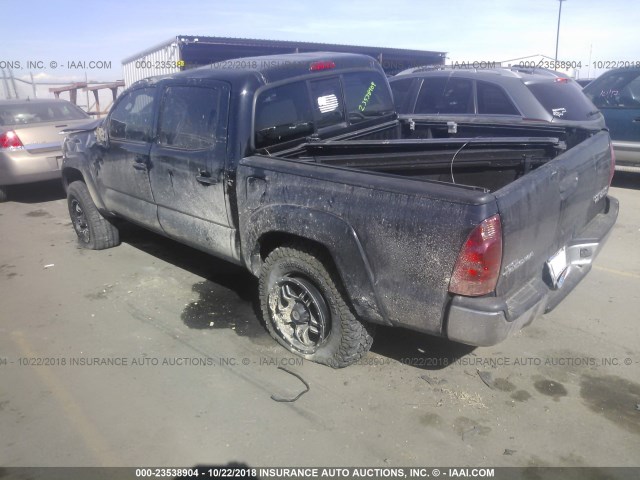 3TMJU62N28M062531 - 2008 TOYOTA TACOMA DOUBLE CAB PRERUNNER BLACK photo 3