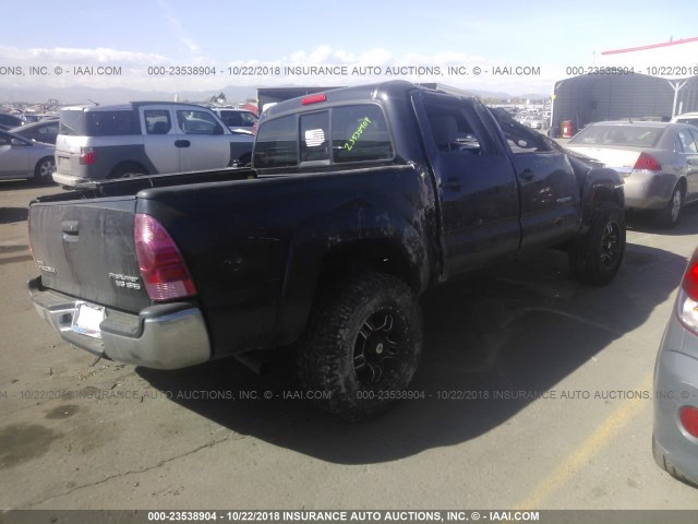 3TMJU62N28M062531 - 2008 TOYOTA TACOMA DOUBLE CAB PRERUNNER BLACK photo 4