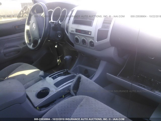 3TMJU62N28M062531 - 2008 TOYOTA TACOMA DOUBLE CAB PRERUNNER BLACK photo 5