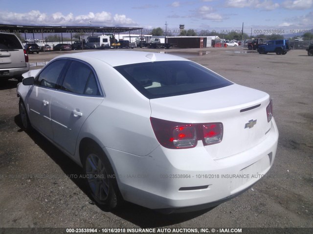 1G11C5SA7DF296693 - 2013 CHEVROLET MALIBU 1LT WHITE photo 3