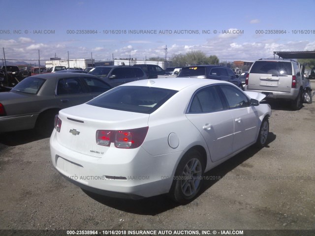 1G11C5SA7DF296693 - 2013 CHEVROLET MALIBU 1LT WHITE photo 4