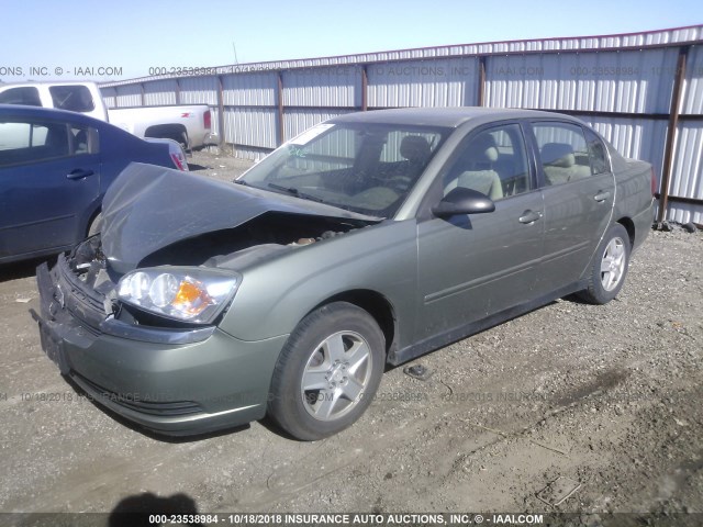 1G1ZT54804F239913 - 2004 CHEVROLET MALIBU LS GREEN photo 2