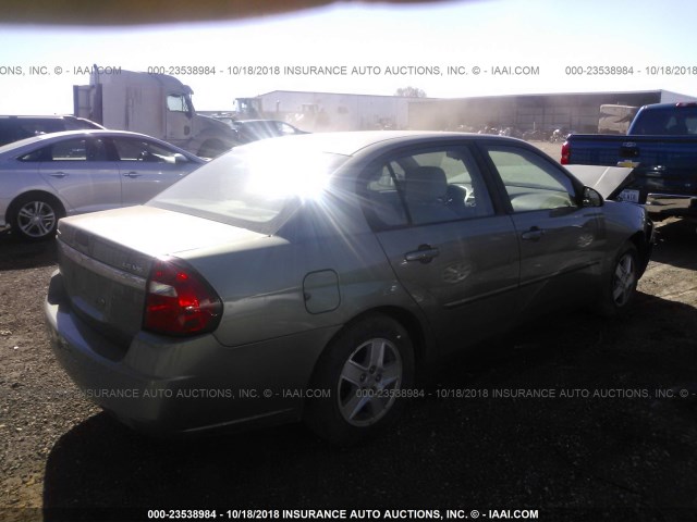 1G1ZT54804F239913 - 2004 CHEVROLET MALIBU LS GREEN photo 4
