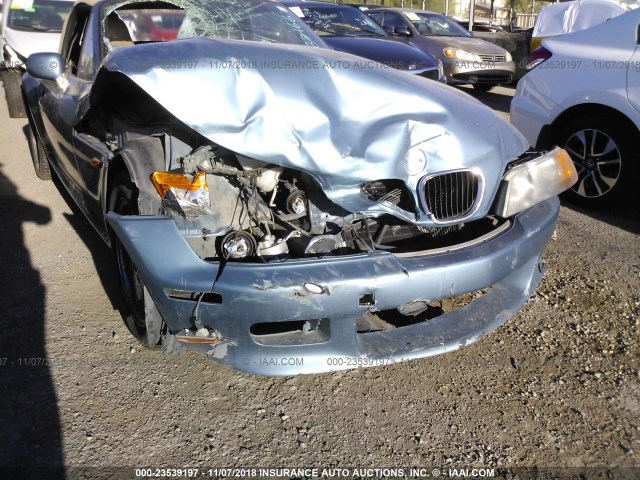 4USCH9337XLF82166 - 1999 BMW Z3 2.3 BLUE photo 6