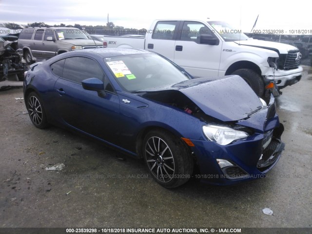 JF1ZNAA1XE8705988 - 2014 TOYOTA SCION FR-S BLUE photo 1