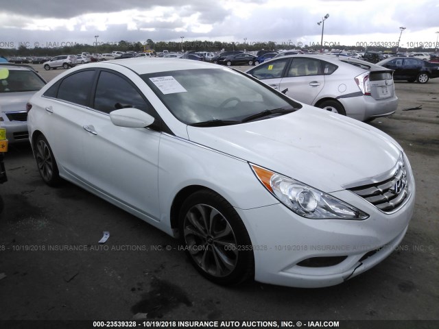 5NPEC4AB7DH750251 - 2013 HYUNDAI SONATA SE/LIMITED 白色 照片 1