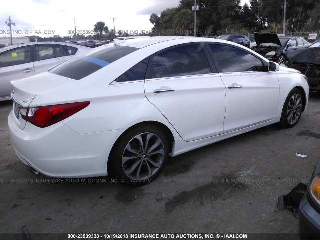 5NPEC4AB7DH750251 - 2013 HYUNDAI SONATA SE/LIMITED 白色 照片 4