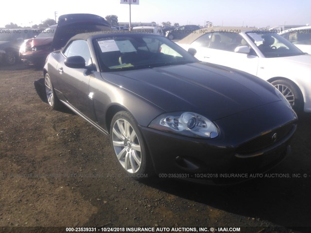 SAJWA44B185B20841 - 2008 JAGUAR XK GRAY photo 1